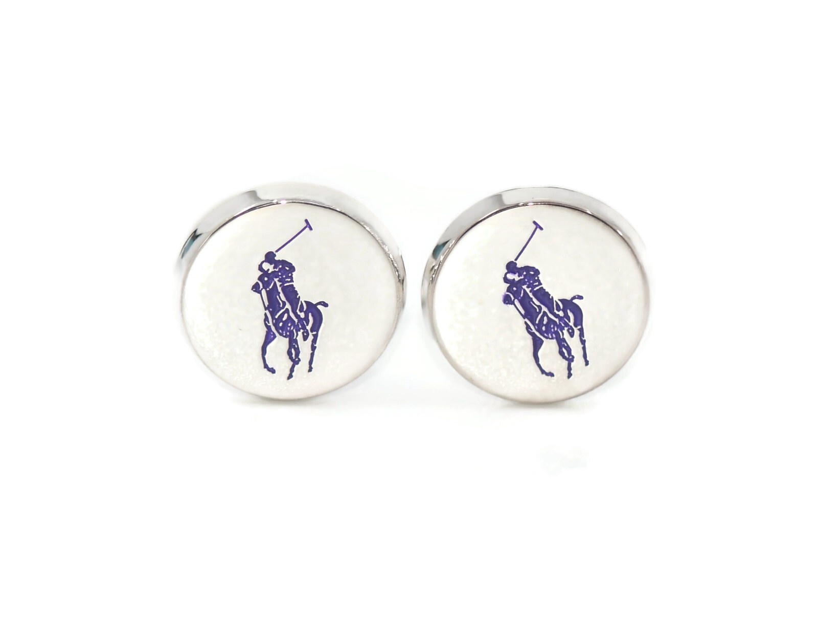Ralph Lauren Purple Polo Cufflinks