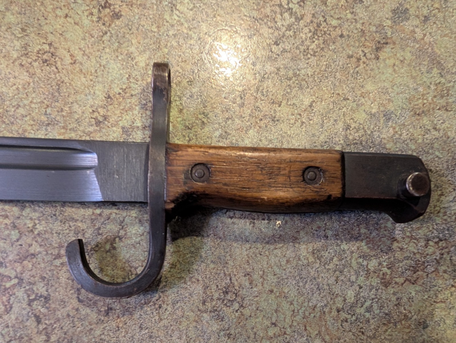 Vintage Japanese WWII Arisaka Model 30 Bayonet with Original Scabbard