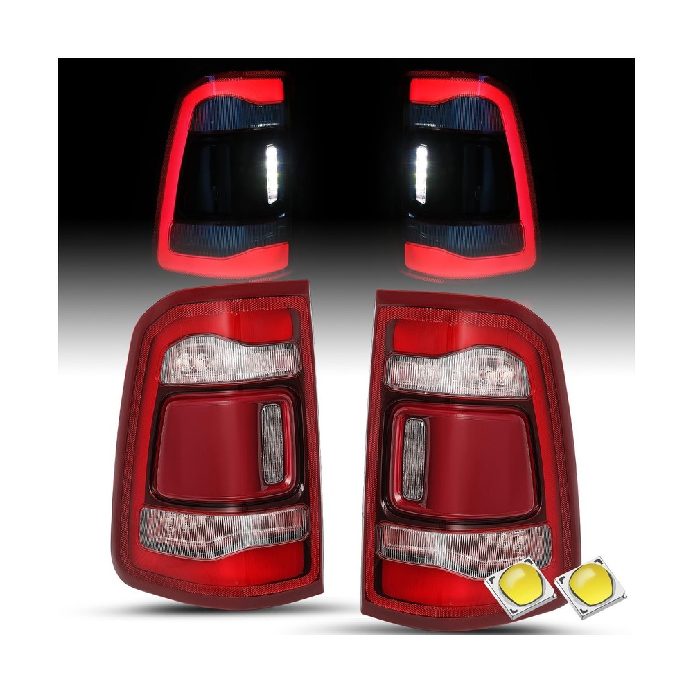 SOCKIR Tail Light Assembly LED Without Blind Spot Type Compatible With 2019-2...