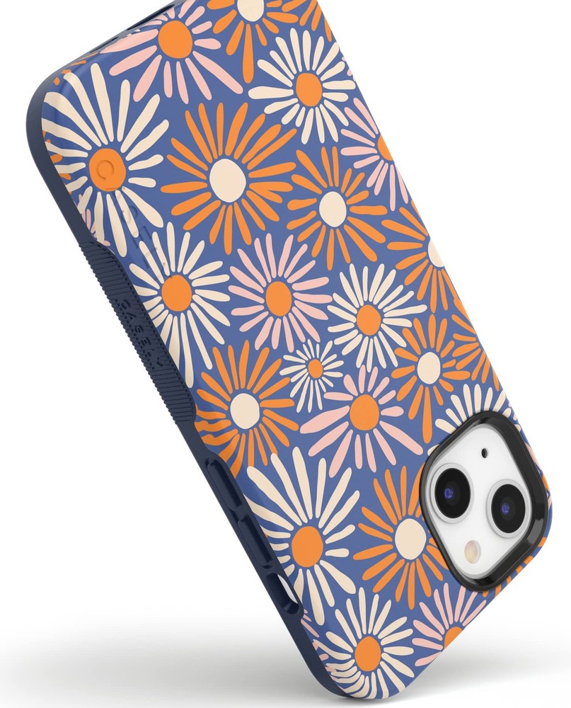 Casely iPhone 13 Case Spring Forward Daisy Floral MagSafe Compatible Bold Protec
