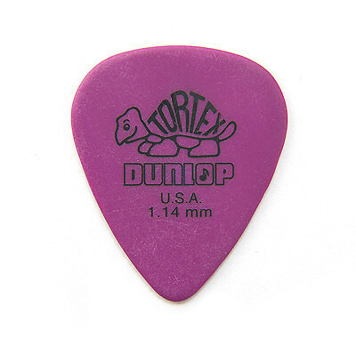 Dunlop Tortex Picks 12 Pack 1.14 mm Purple