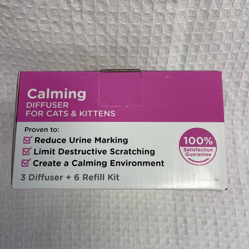 Comfort Zone Cat Calming Diffuser Kit with 3 diffusers and 6 refills