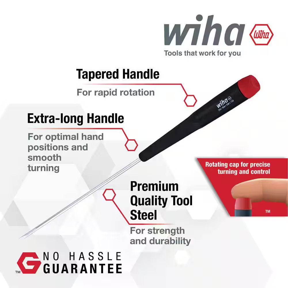 Precision Slotted/Phillips Screwdriver Set (7-Piece)