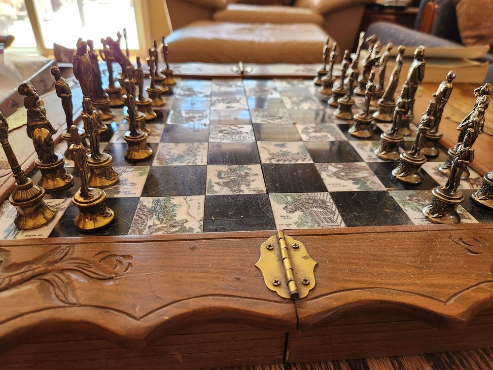 Itafalma Napoleon Metal Chess Set