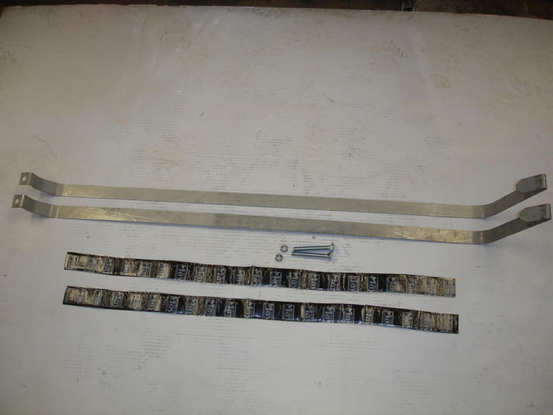 65-68 Cadillac gas tank with 2 line fuel sending unit & strap kit