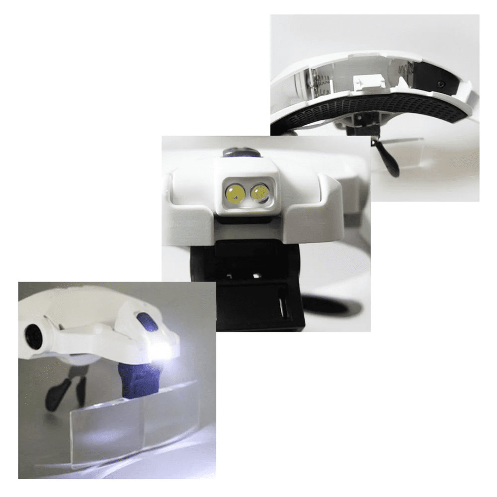 5 Lenses Magnifying Glasses with LED Light