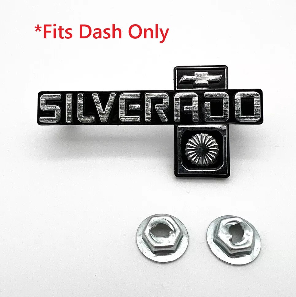 Silverado Dash Emblem For 1981-1987 Chevy Pickup Truck