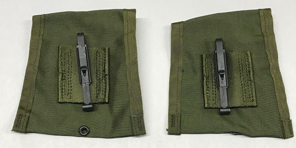 ALICE Compass / First aid dressing pouch New USGI 2 EACH NOS 1986 Contract