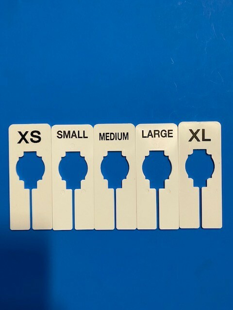 SIZE DIVIDER SET XS-XL 1 EACH