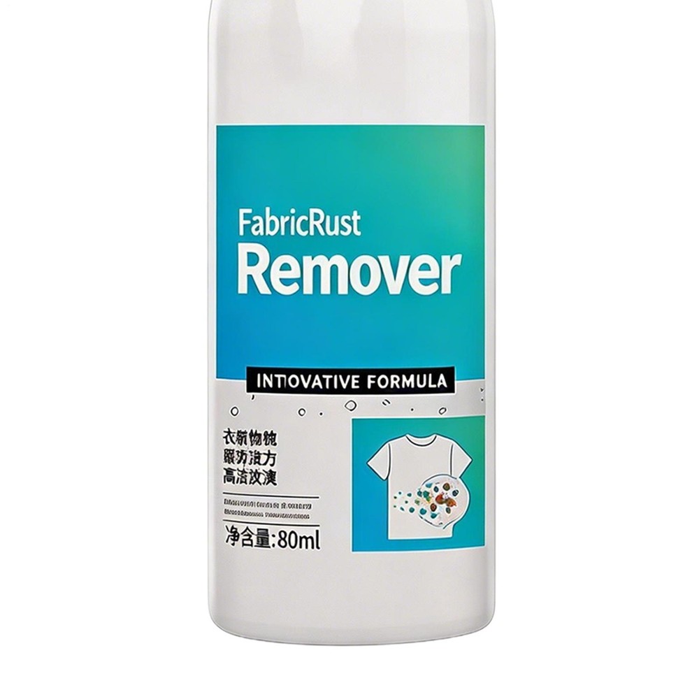 Fabric Rust Remover Strong Rust Remover Clothing Cleaner Tool 80ml