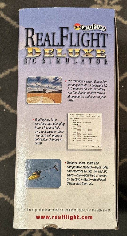 Great Planes | Real Flight Deluxe R/C Simulator (Windows 95/98)