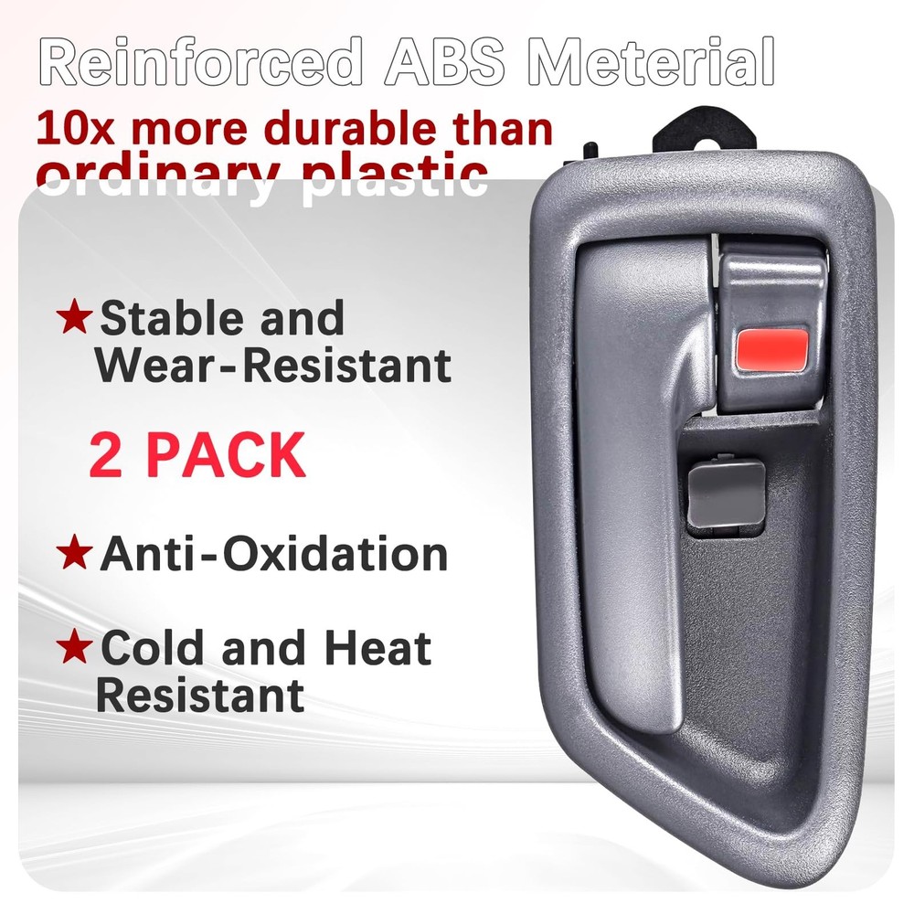 FAERSI 2Pcs Inside Interior Door Handle Front Rear Driver & Passenger Side Re...