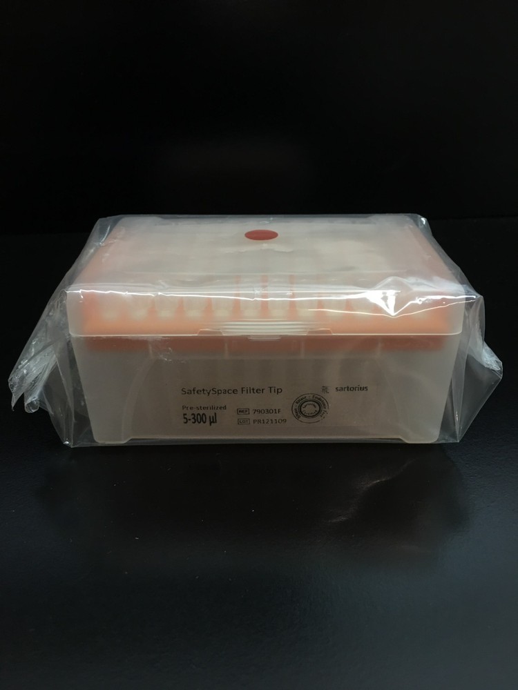 Sartorius REF 790301F Safety Space Filter Tip 300uL Lot 4 Racks
