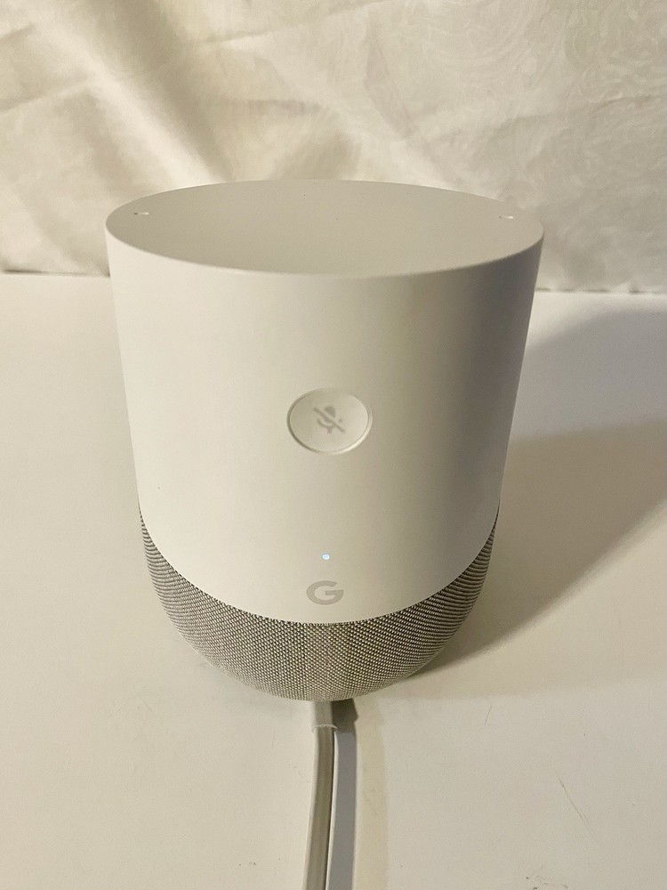 Google Home Smart Speaker Voice-Activated Assistant with Power Supply