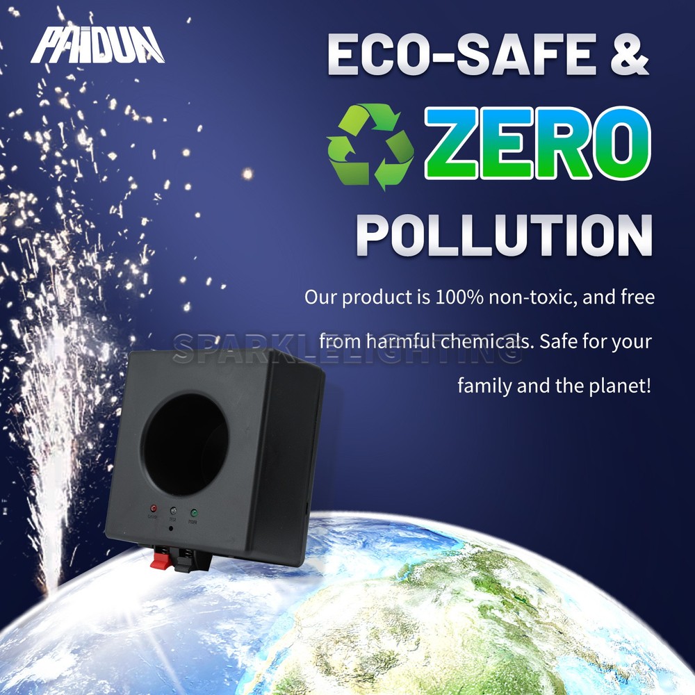 PAIDUN Double Remote 8PCS Cold Spark Machine Firework Effect Based Wedding Party