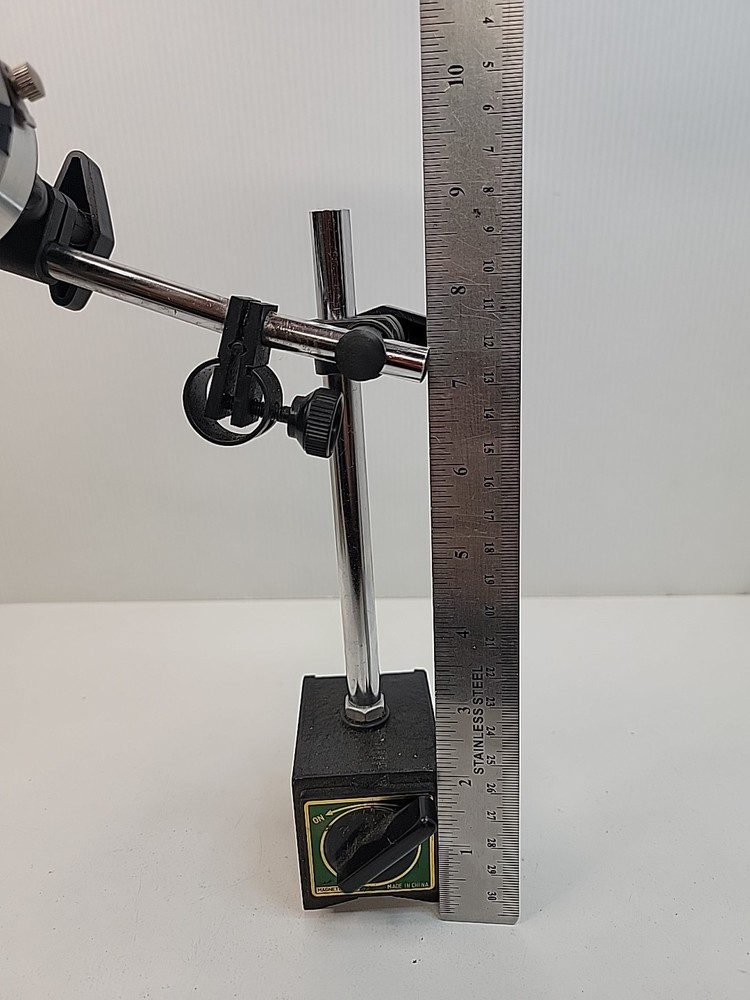 Magnetic Base Adjustable Metal Test Indicator Holder WITH DIAL INDICATOR