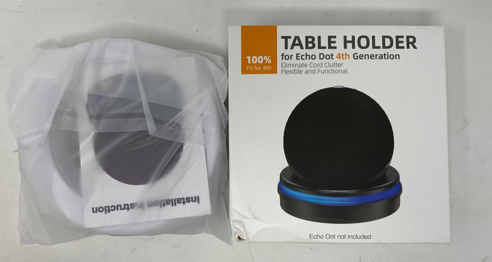 Table Holder For Echo Dot 4th Generation - White