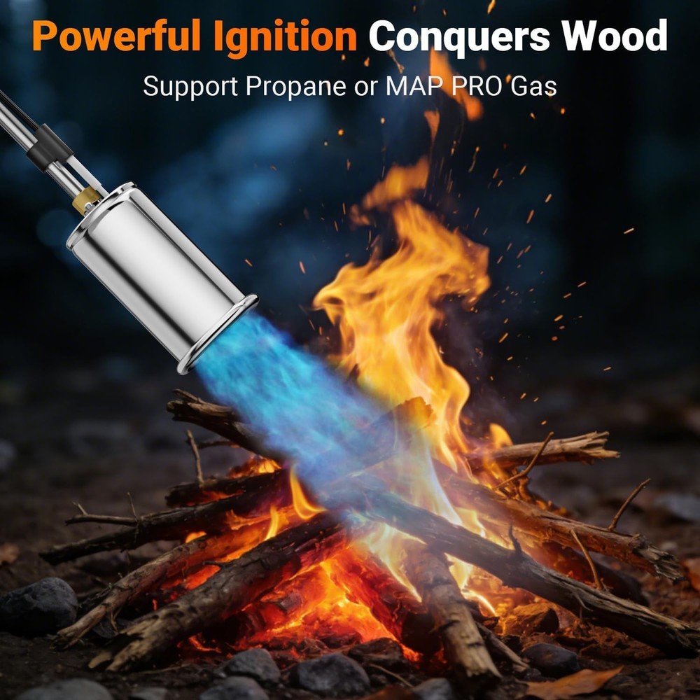High Output 30" Detachable Propane Torch Weed Burner - Safe & Efficient Solution