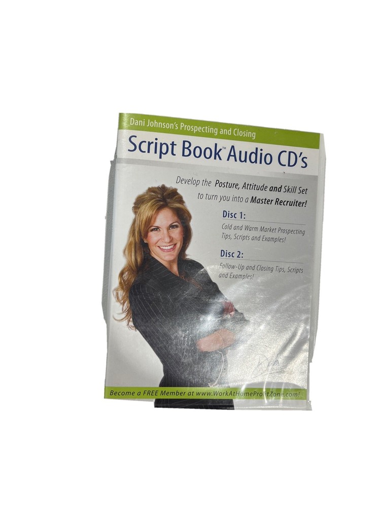 Dani  Johnson scrip book audio CD’s