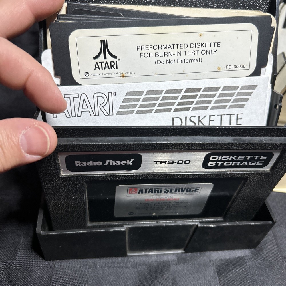 3 Floppy Disk Storage Containers With Games And ?