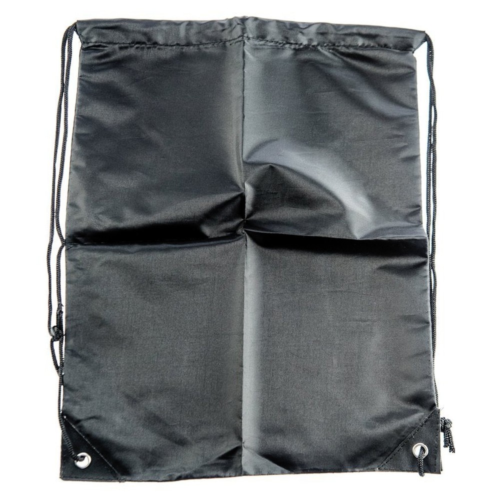 Black Drawstring Security Strings Bag with Stopper