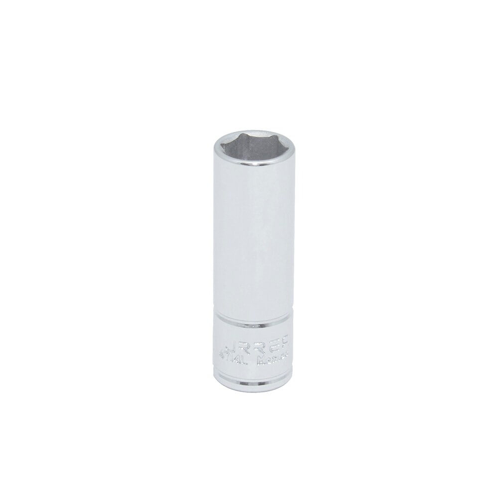 URREA 4718L 1/4" Drive Chrome Deep Socket 6 Point 9/16"