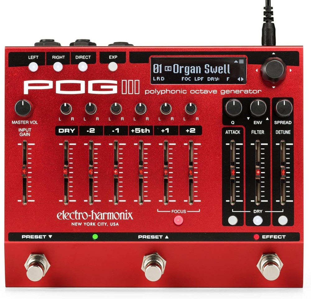 Electro-Harmonix POG3 Polyphonic Octave Generator Pedal