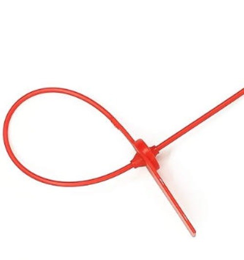 1 Used Middle Duty Plastic Seal,Red