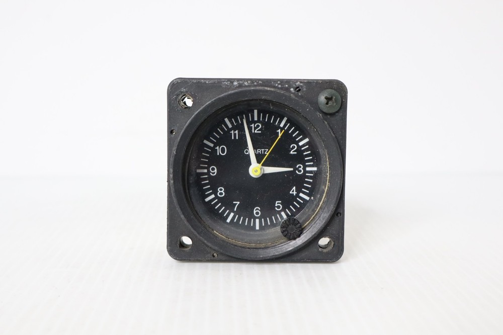 Mitchell Aircraft Instruments Quartz Clock Indicator (12-28V)