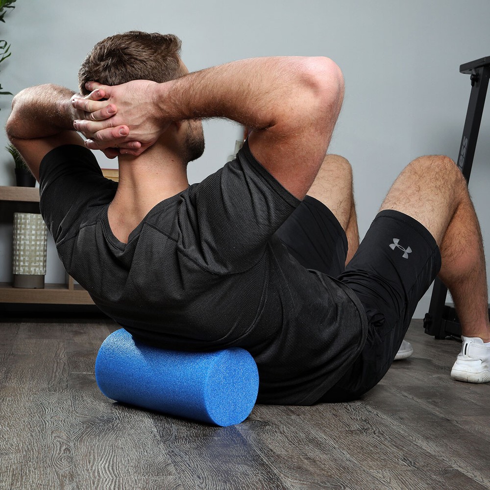 Cando Foam Roller - Blue Pe Foam - 6" X 36" - Round