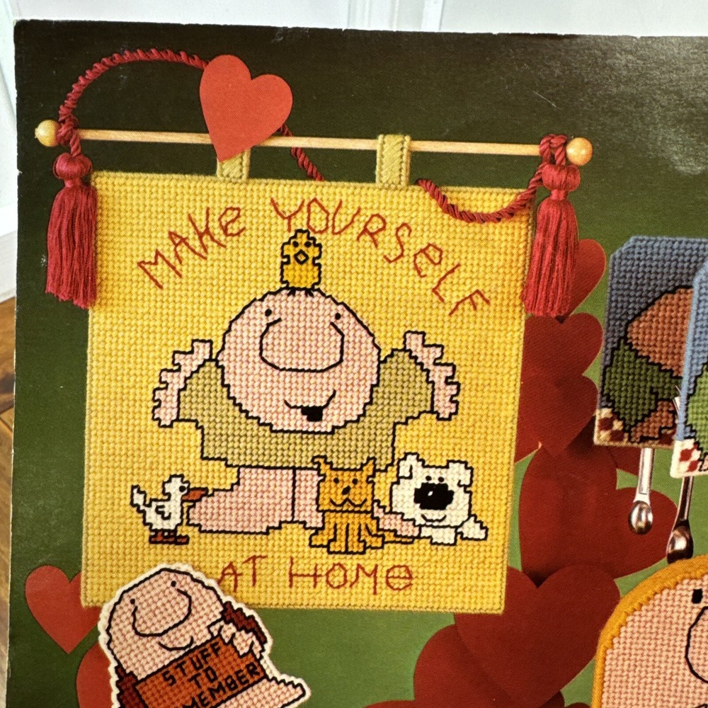 ZIGGY Rainbow Plastic Canvas Needlework Pattern Book Tom Wilson Retro 1982