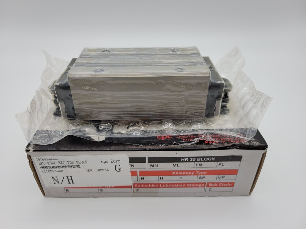 CPC Chieftek Precision Co HRC25ML Linear Motion Guide Carriage HR 25 Block