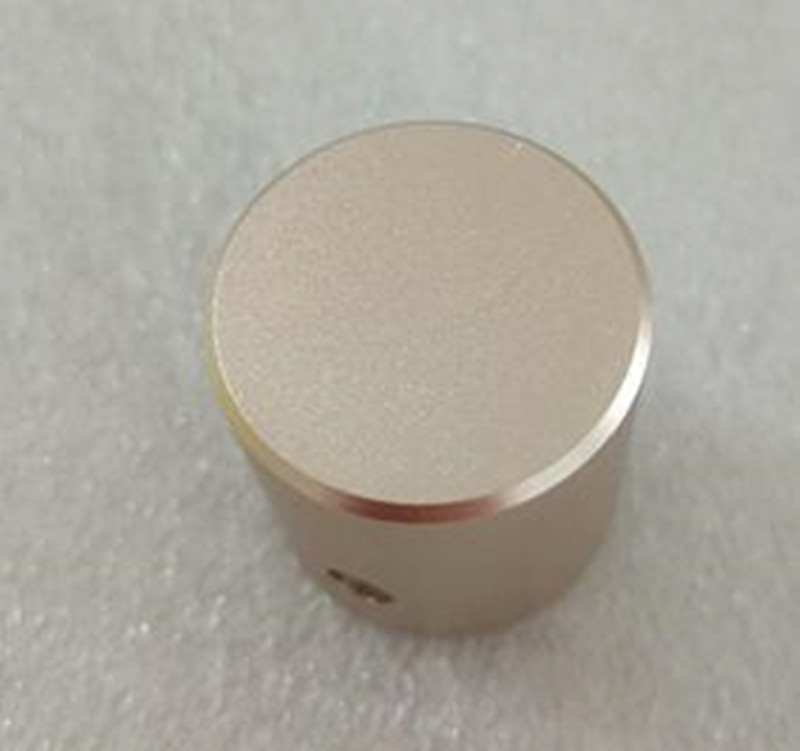 6pcs 24x25 SOLID ALLOY GOLD HI-FI VOLUME CONTROL KNOBS