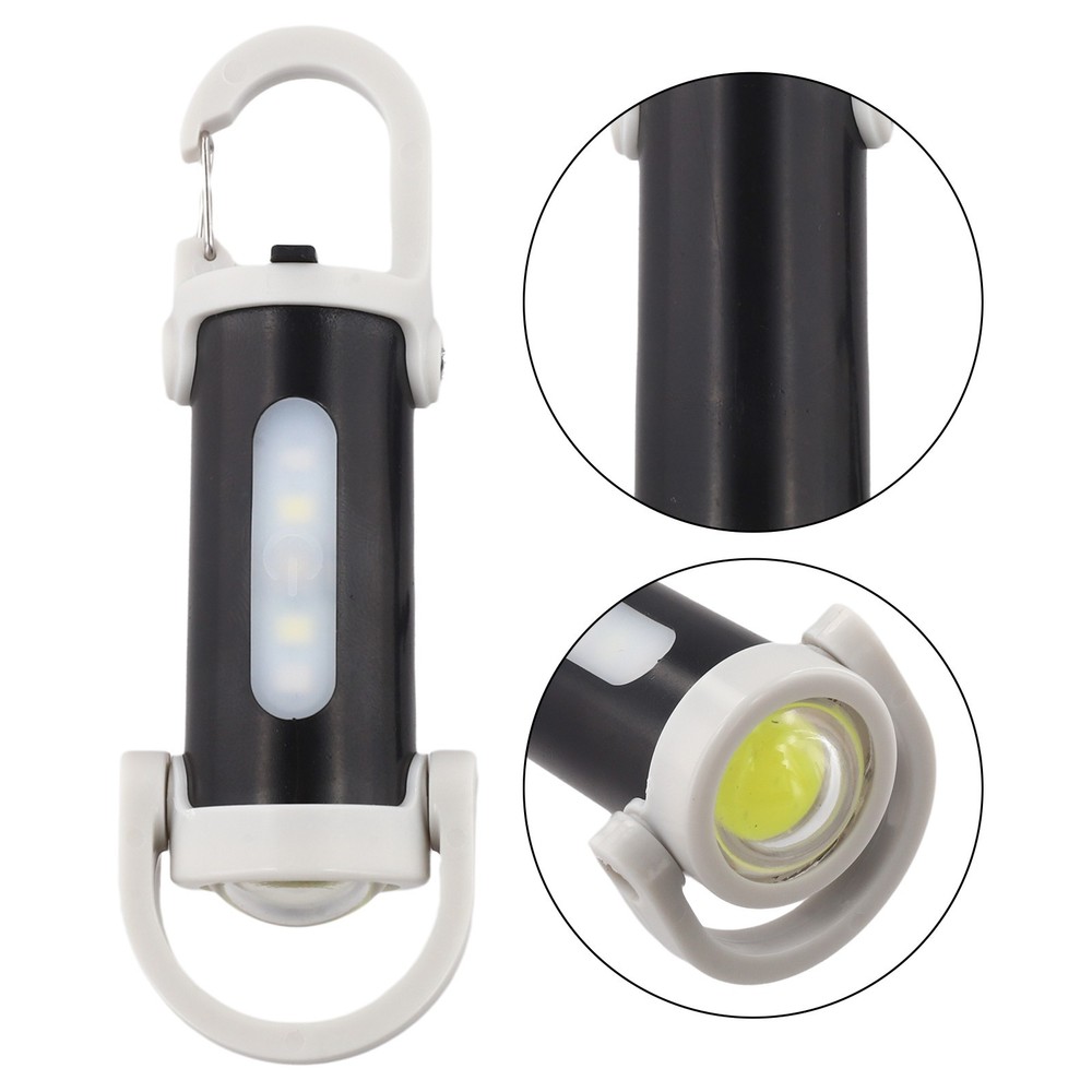 For Outdoor Mini Keychain Flashlight With USB Power Bank Functionality