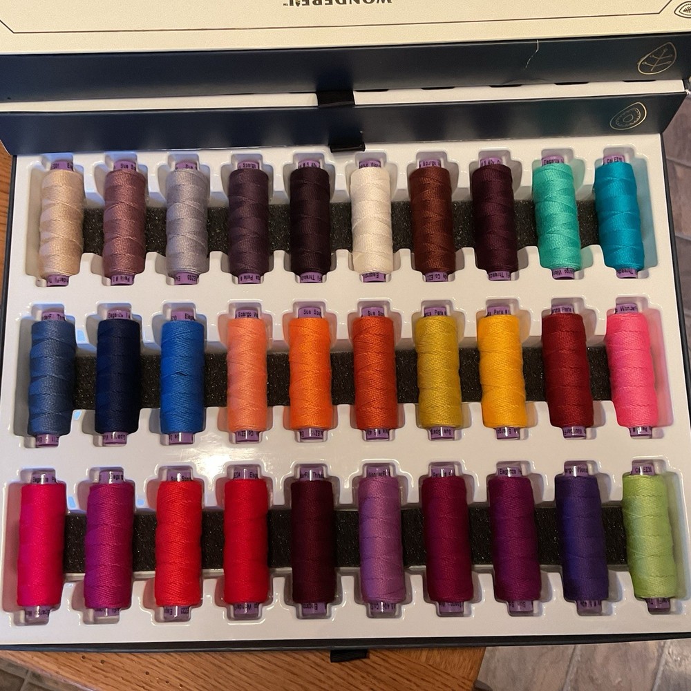 Sue Spargo Eleganza Wonderfil Complete Collection Thread Box