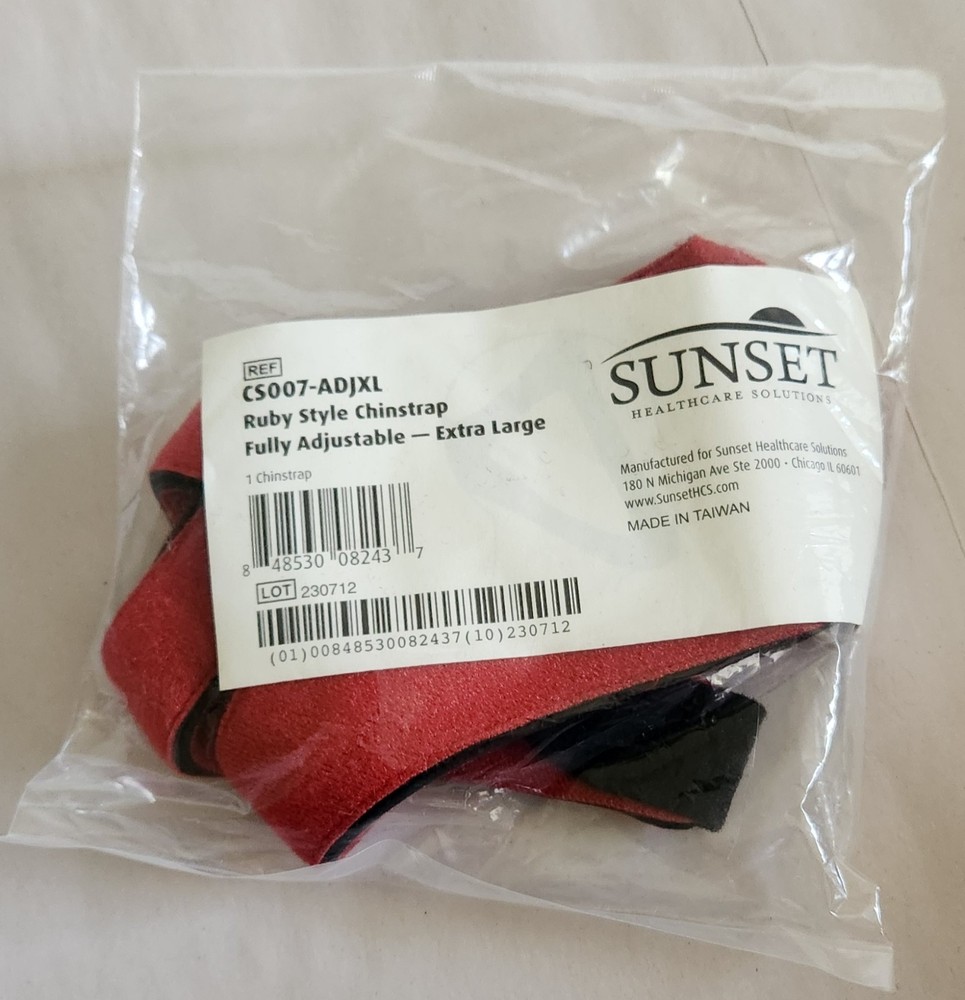 Sunset Ruby Style Chin Strap XL Fully Adjustable New Sealed CS007-ADJXL