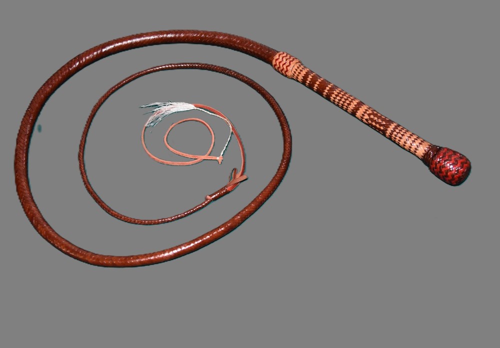 Kangaroo hide bull whips