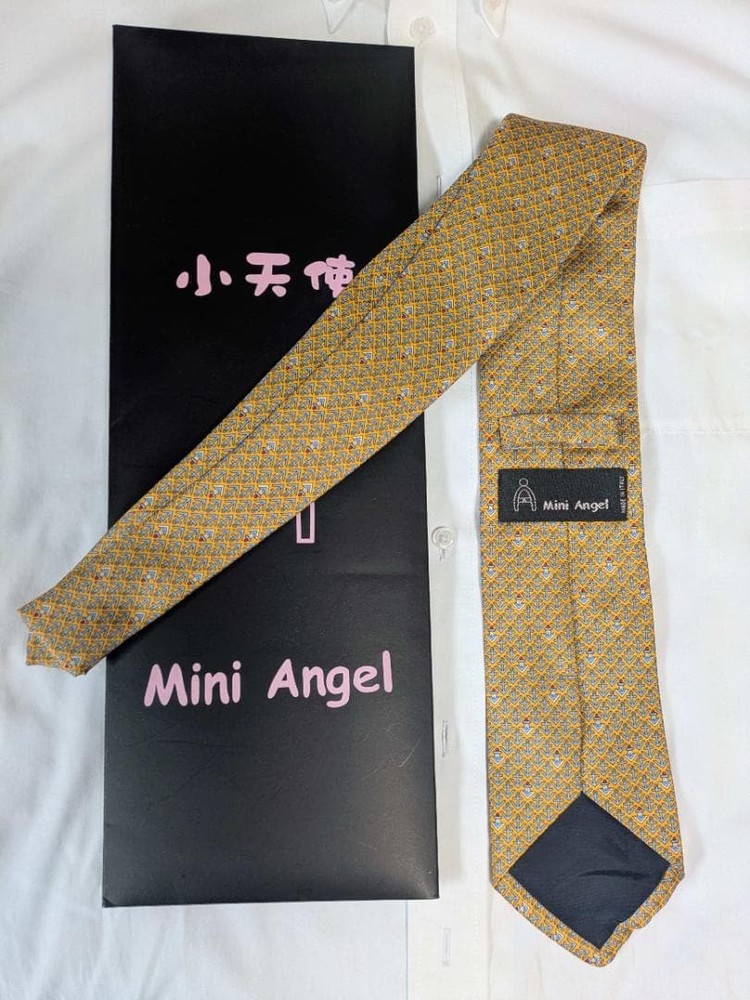 Mini Angel Geometric Tie