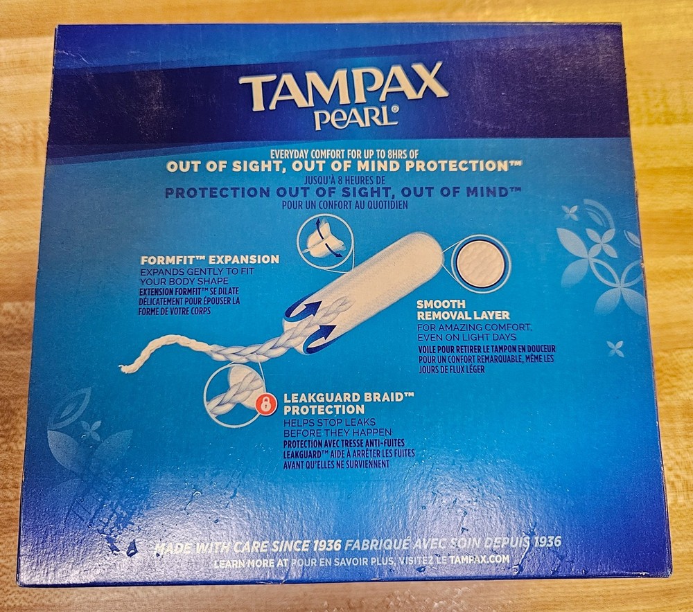 tampax pearl regular unscented