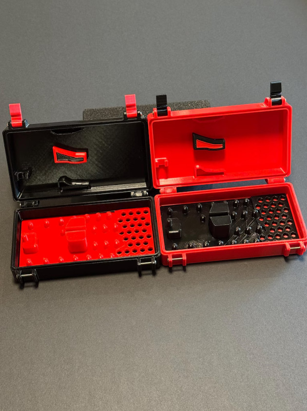 Compact EDC Mini Ratchet Case – Fits 1/4” Sockets & 5” Pliers