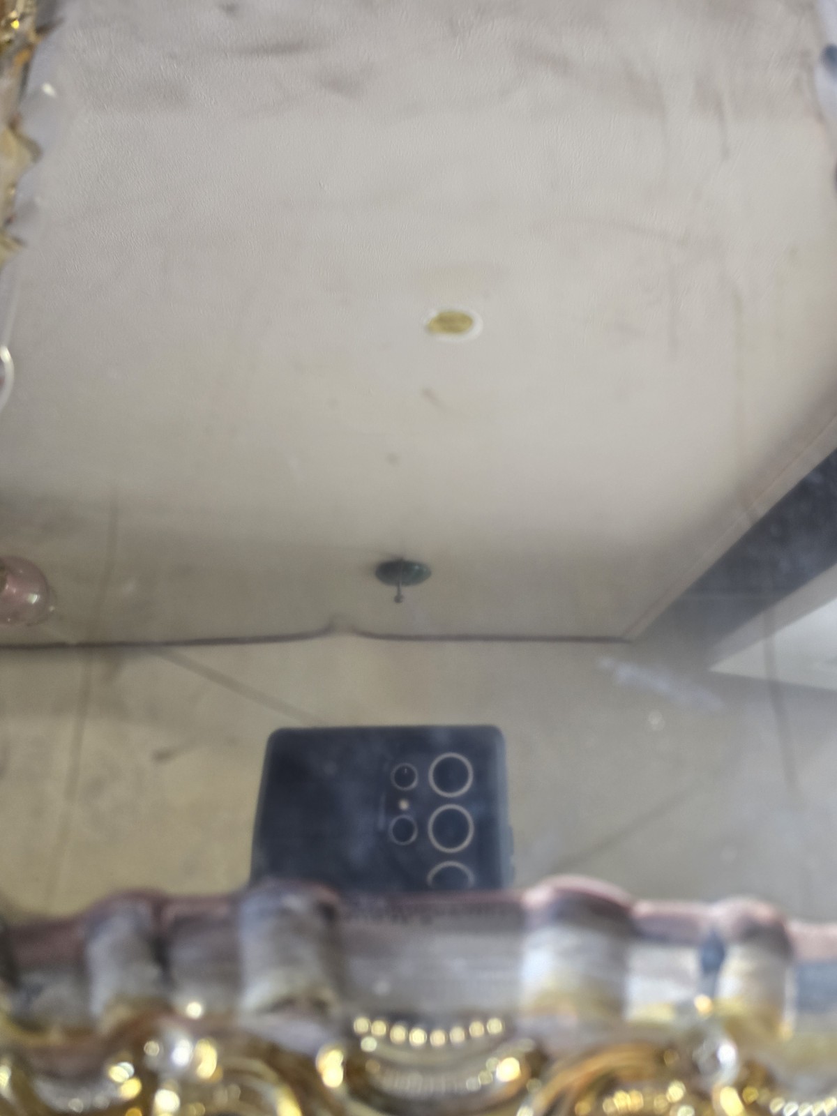 VTG Set Of 2 Dakco Silver Plated Retangle Baroque Trays W/Gold Handles & Leaves