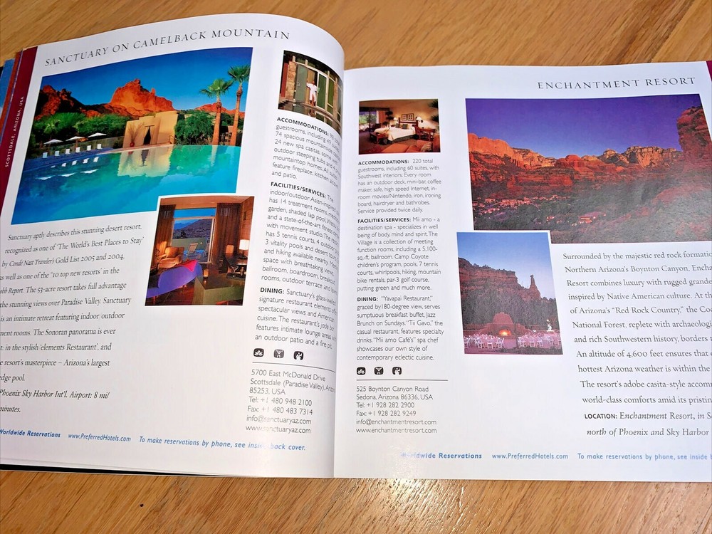 2005 PREFERRED HOTELS & RESORTS WORLDWIDE Directory