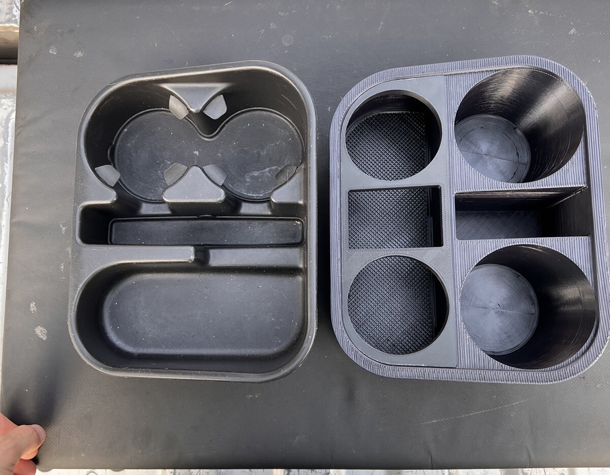 Custom Cup Holder 2003-2007 Silverado Tahoe Suburban Yukon Sierra Center Console