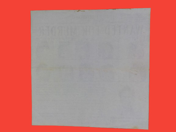 Rare Wanted For Murder Ephemera 1952 NYC Sleepyhead Kelly