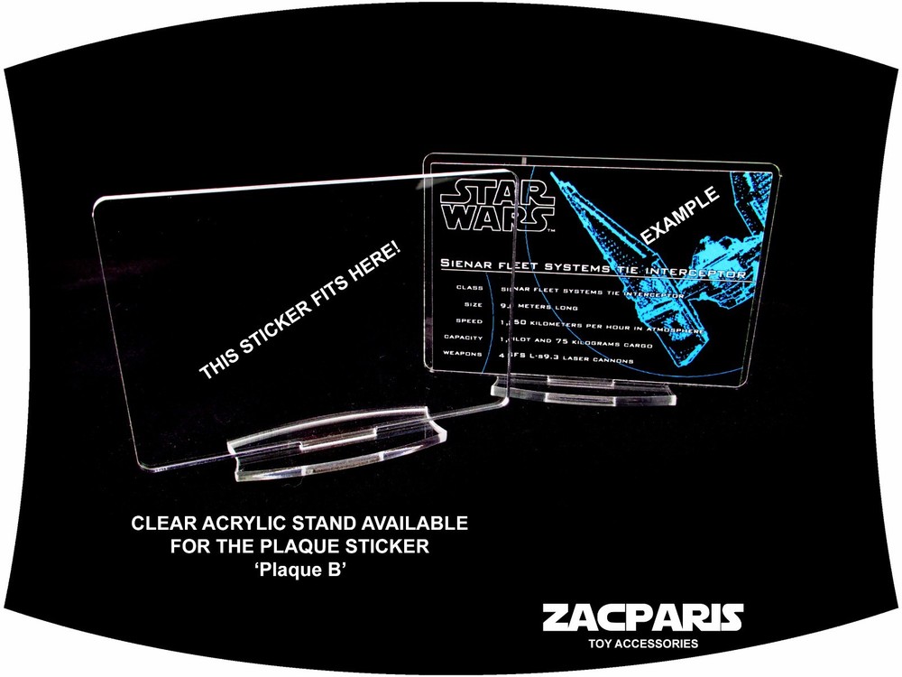 CUSTOM STICKER for UCS Set 7191 X-WING FIGHTER, XWING MODELS, DISPLAYS, ETC