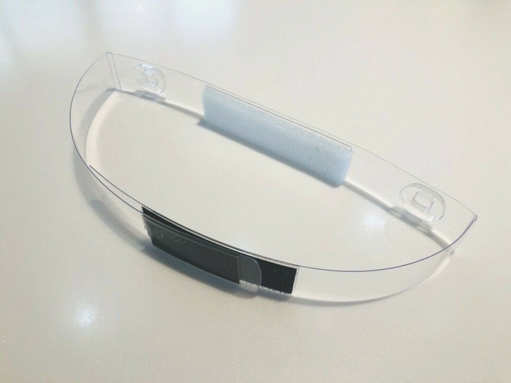 FACE SHIELD AJUSTABLE HEAD BAND HIGH TRANSPARENCY SET OF 5 / BOX