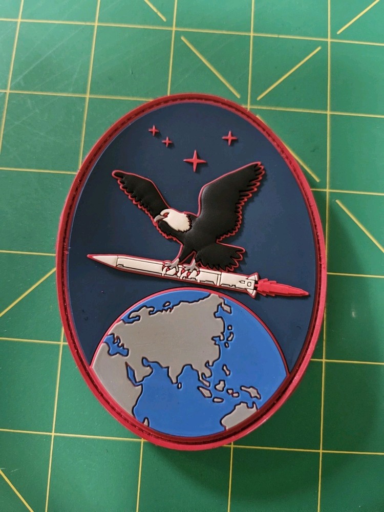 USSF PVC Patch 2nd Space Warning Squadron SWS Buckley Force CO Missile Global