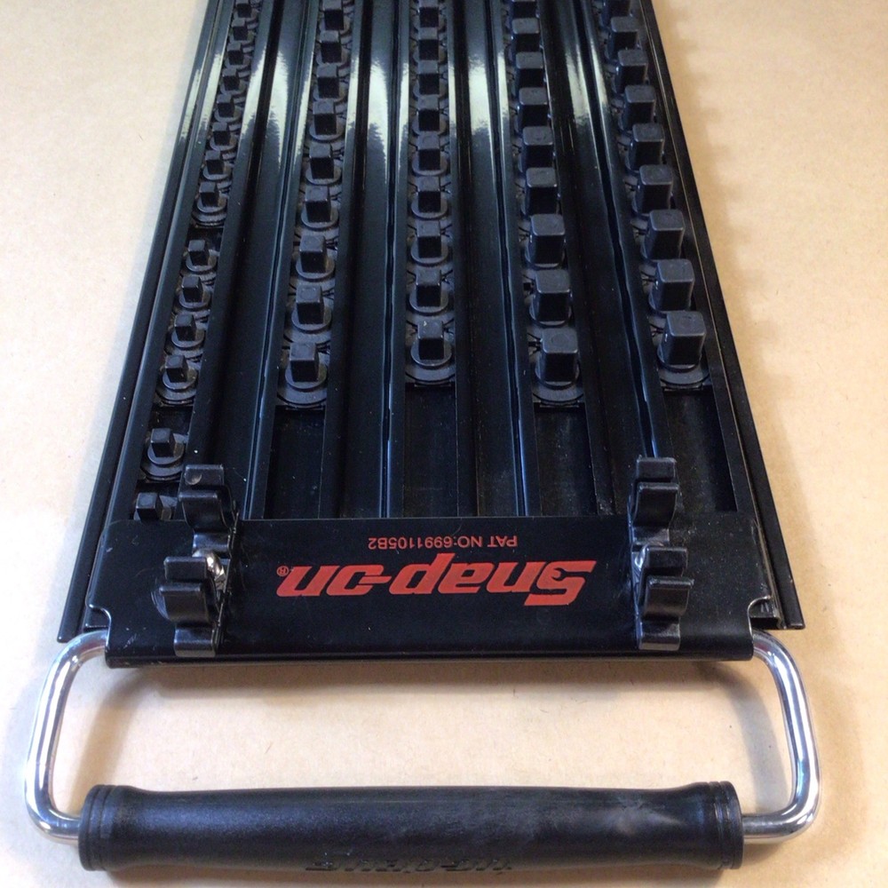 Snap On 20" 5 Row Socket Tray Organizer Black Multi Drive Lock-A-Socket KASKT5BK