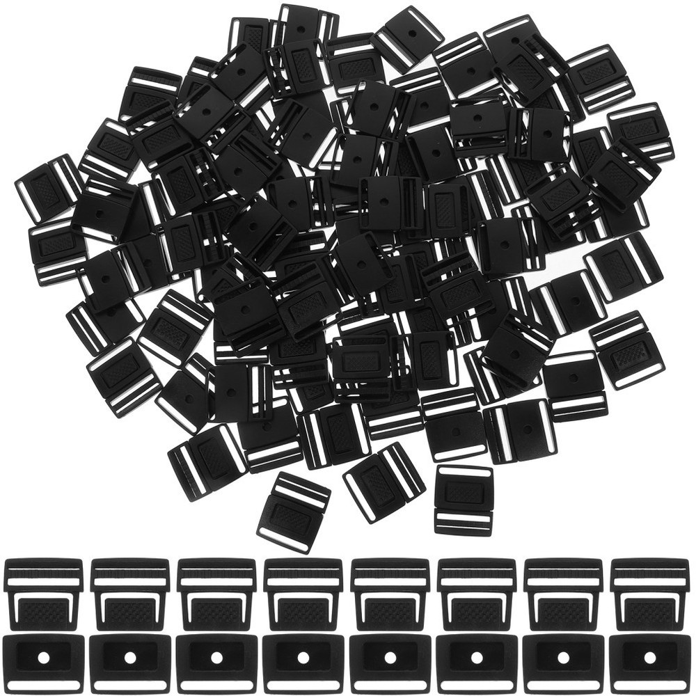 100 Pcs Buckles for Inch Strap Quick Side Release Hat Cam Replacement