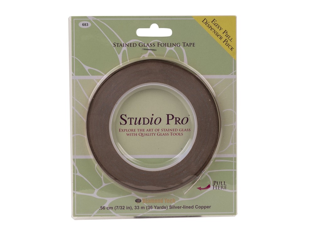 Studio Pro 7/32-Inch Silver Lined Copper Foil Tape Black
